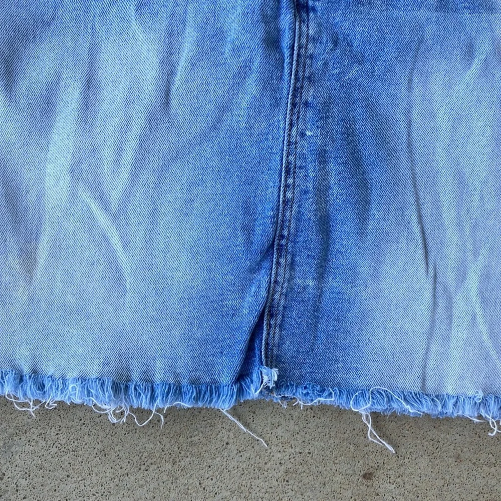 Light Blue Denim Mini Skirt - Classic Casual Style
